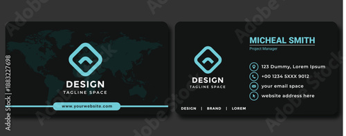 Modern design template featuring a vector illustration of an abstract background and web elements for a business mobile app interface with smart technology icons on a digital smartphone screen