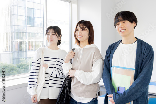 Quadro su tela 大学生　男女