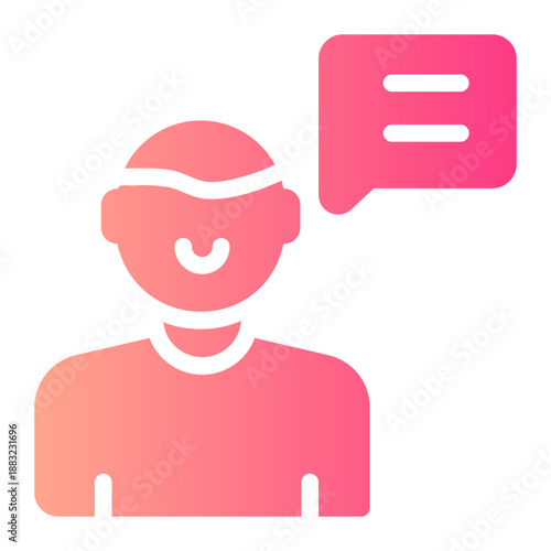 consultant gradient icon