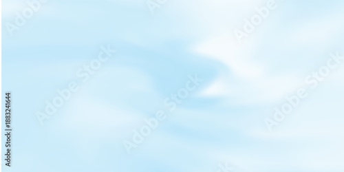 Clouds and sky watercolor vector hand drawn vector illustration. Abstract blue winter watercolor background. Sky pattern with snow. Light blue watercolour paper texture background.