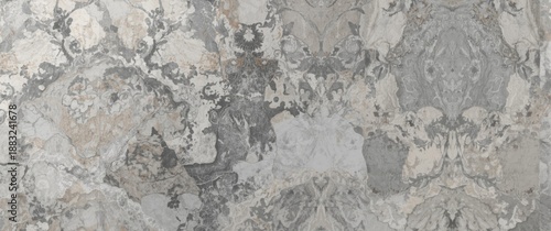 Design featuring wall marble facets texture on middle grey background