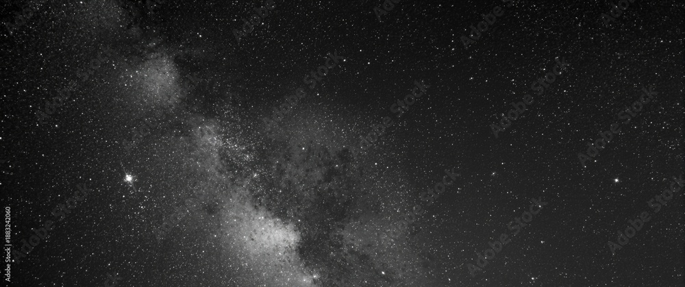 Fototapeta premium Genuine photograph of the Milky Way