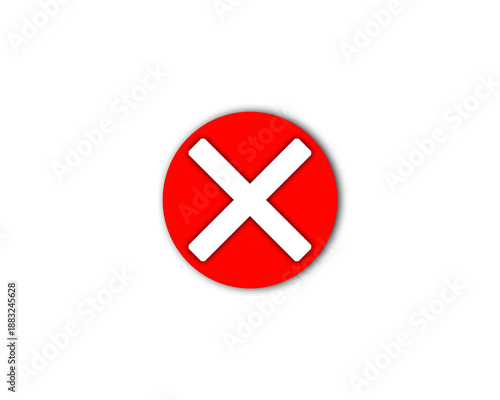 Red circle with white cross icon isolated on transparent background Free Download Red circle with white cross icon isolated on transparent background - GFXLoad