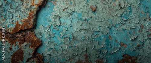 Old metal wall piece showin...