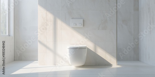Contemporary bathroom with ...