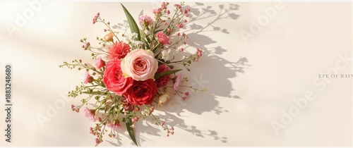 Roses in a floral arrangeme...