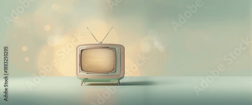 Retro television set - old ...