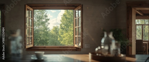 Wooden country window offer...