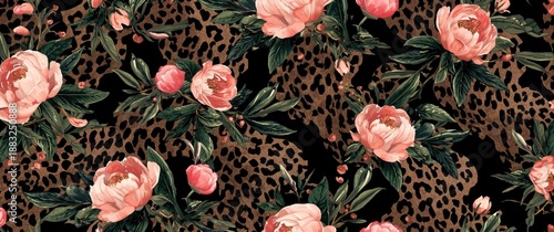 Cherry blossoms, peony, mag...