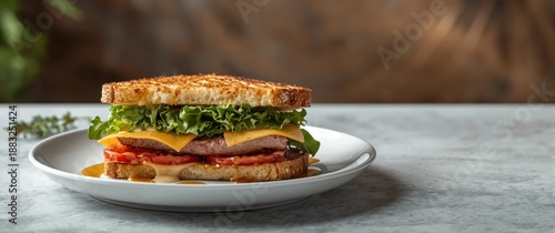 Savory and hearty veal sand...