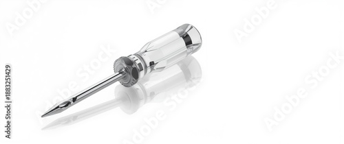 Close-up shot of a screwdri...