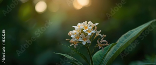 Champa Flower scenic backgr...