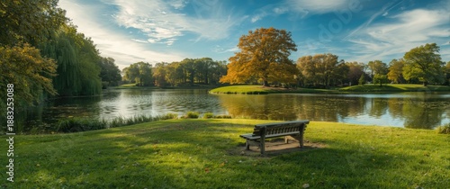 Nature landscape with water...