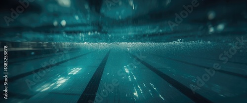 Swimming pool submerged ben...