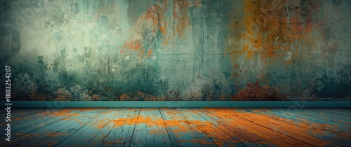 Colorful abstract wall and ...