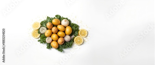 Artistic arrangement of pot...