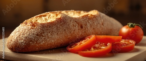 Italian frisella bread with...