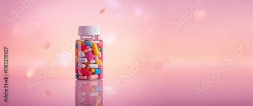 Assorted medication tablets...