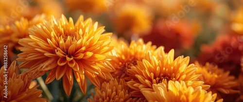 Detailed shot of chrysanthe...