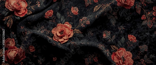 Seamless floral pattern on ...