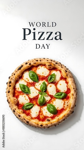 Celebrating Pizza Day with a Delicious Fresh Mozzarella Pizza