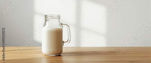 Wholesome milk drink presen...