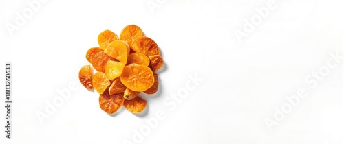 White background with dry m...