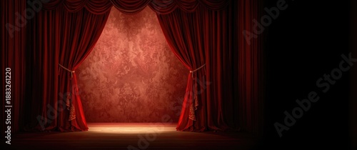 As the curtain lifts, the p...