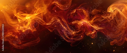 Colored Smoke and Flame Art...