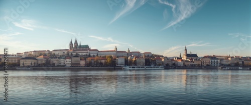 Scenic view of medieval Pra...
