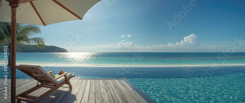 View of turquoise-colored s...