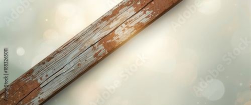 Vintage wood and metal surf...