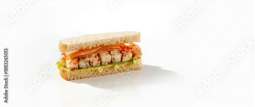 Sandwich featuring crab sti...