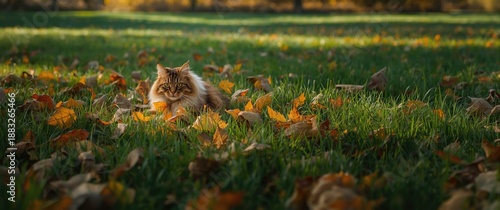 A stunning colorful domesti...