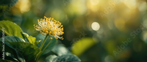 Macro shot of flowers' yell...