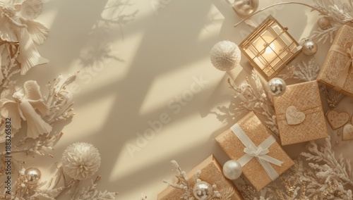 Decorative white angel orna...