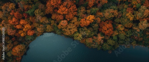 Aerial perspective of vibra...