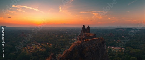Sigiriya Rock Fortress Suns...