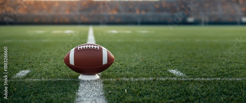 Football game with American...