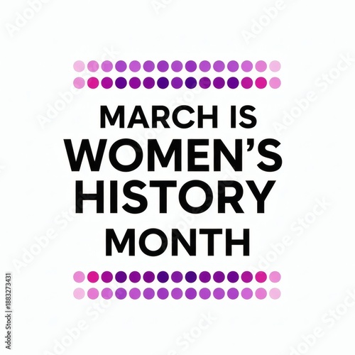 Celebrate women's history month in march