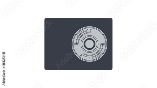 Close-up of a digital camera, capturing a moment in time with precision.