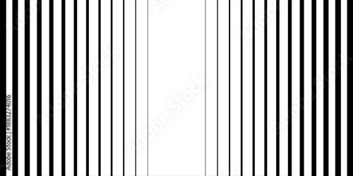 Half tone line pattern. Faded halftone black lines. Fading gradient background. Horizontal abstract geometric texture with parallel stripes.