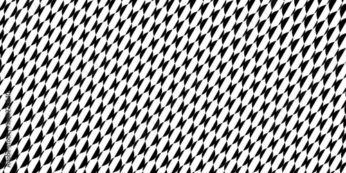Geometric pattern based on squares on a white background.Seamless in one direction.Short fade out. 40 figures in height. The radial transformation method.