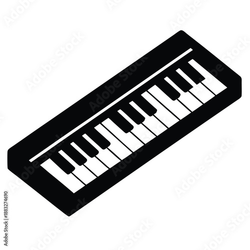 keyboard vector icon on white background