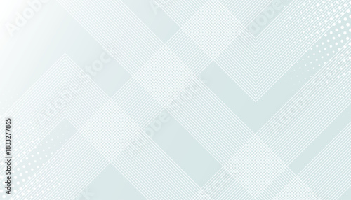 Abstract gray and white gradient background with glowing white geometric lines. Modern line pattern with futuristic technology concept for cover, poster, banner, brochure, header, website. VOL. 4