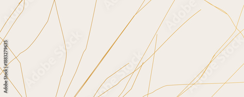 Gold Kintsugi crack pattern on whitish background