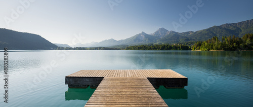 Steg am Faakersee, Drobollach, Mittagskogel, Kärnten, Österreich