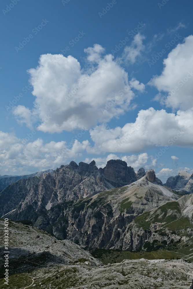 Obraz premium mountain landscape with clouds