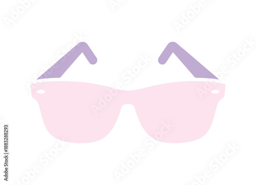 flat icon of glasses vector glyph


