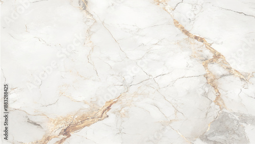 Natural White Marble Texture with Soft Gold Veining. Luxury Stone Background with Gold Marble Veins